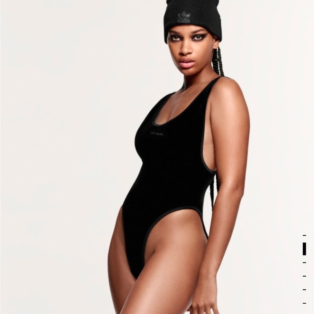 Ivy Park Noir velvet bodysuit